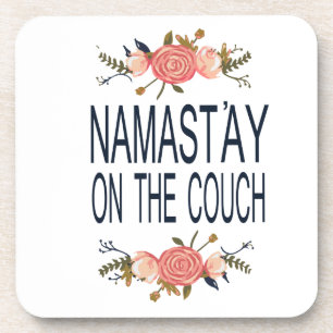 Dessous-de-verre NAMASTAY SUR LE COUCH Funny