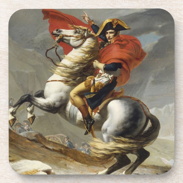 Dessous-de-verre Napoléon croisant le passage grand de St Bernard (Devant)