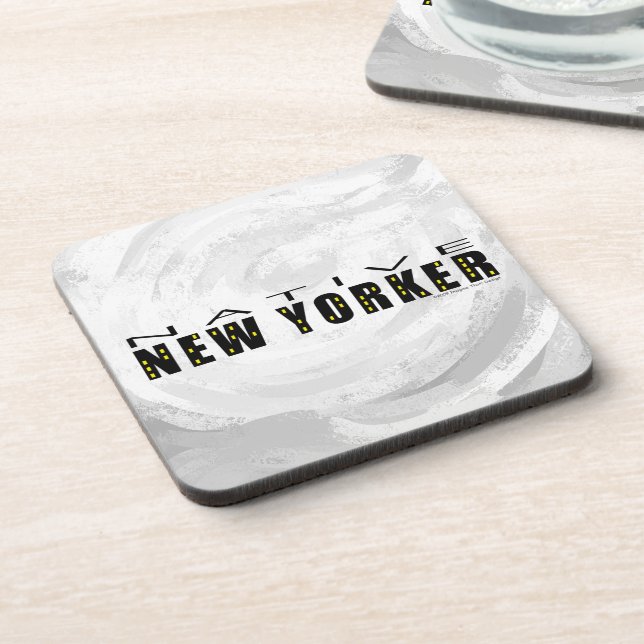Dessous-de-verre Natif New Yorkais noir (Côté gauche)