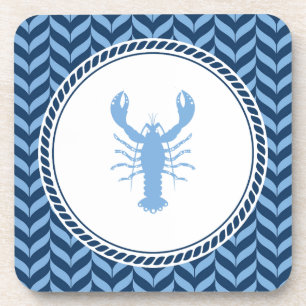 Dessous-de-verre Nautical Blue Lobster côtier