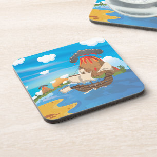 Dessous-de-verre Navire pirate