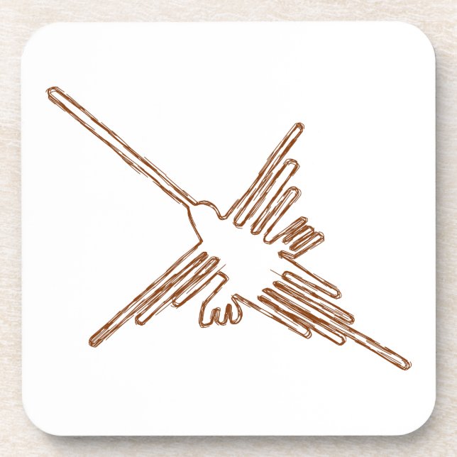 Dessous-de-verre Nazca Lines Croquis de colibris (Devant)