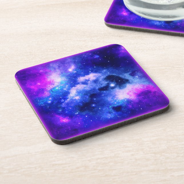 Dessous-de-verre "Nebula Stars" - Un Art numérique Étonnant. Achete (Côté gauche)