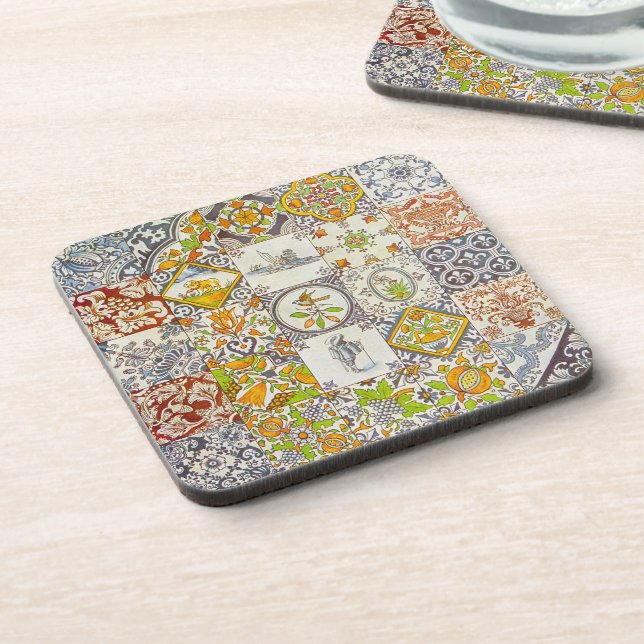 Dessous de verre néerlandais de carreaux de (Côté gauche)