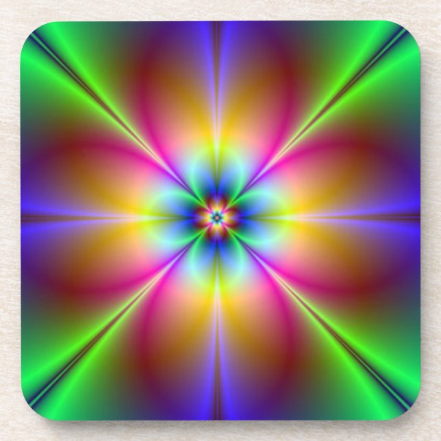 Dessous-de-verre Neon Daisy (Devant)
