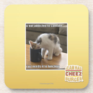 Dessous-de-verre N'est pas dépendant à la caféine