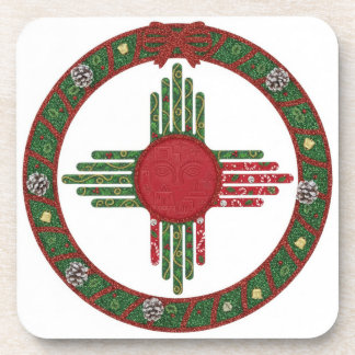 Dessous-de-verre New Mexico Zia Sun Christmas
