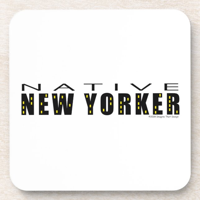 Dessous-de-verre Newyorkais indigène (Devant)