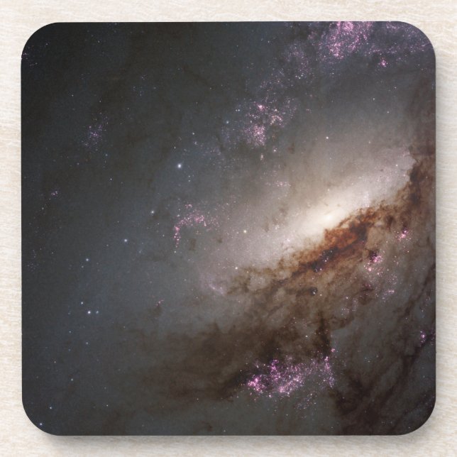 Dessous-de-verre Ngc 4258 Sous Formation D'Étoiles Intenses. (Devant)