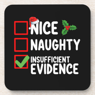 Dessous-de-verre Nice Naughty Nombre insuffisant de preuves Liste d