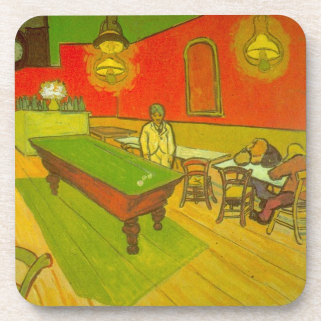 Dessous-de-verre Night Cafe par Vincent van Gogh (Devant)