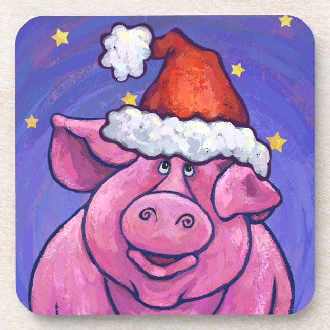 Dessous-de-verre Noël au porc (Devant)