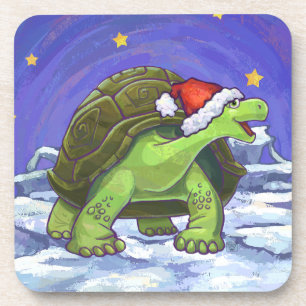 Dessous-de-verre Noël de la tortue nocturne étoilée