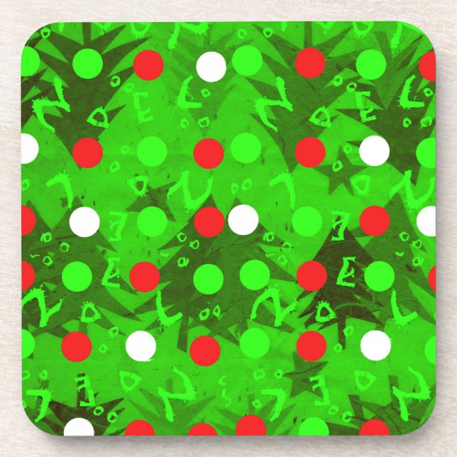 Dessous-de-verre Noël Dots (Devant)