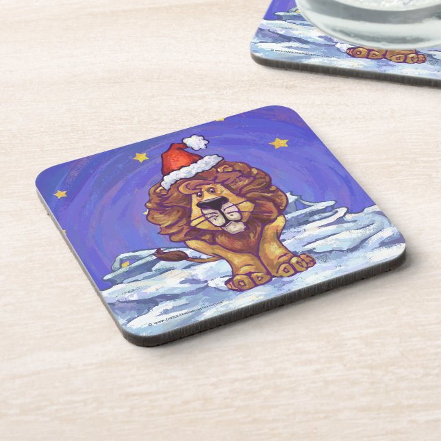 Dessous-de-verre Noël du lion (Côté gauche)