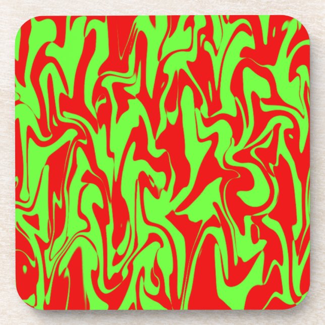 Dessous-de-verre Noël Swirl (Devant)