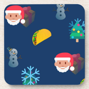 Dessous-de-verre noël taco emoji