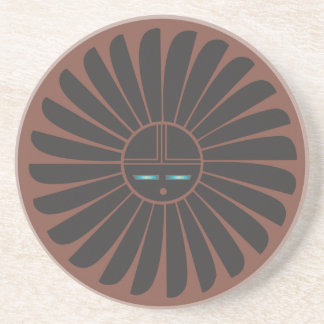Dessous de verre noirs du soleil de commutateur