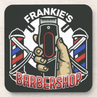 Nom personnalisé Retro Barber Shop Pole Barbier