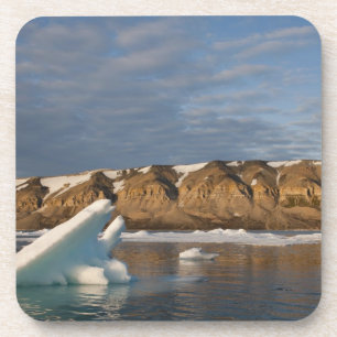 Dessous-de-verre Norvège, Svalbard, île de Spitsbergen, Cadre