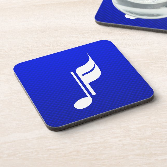 Dessous-de-verre Note bleue de musique (Côté gauche)