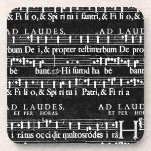 Dessous-de-verre note musicale grunge