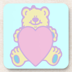 Dessous-de-verre Nounours Teddy Bear Cœur d'Amour