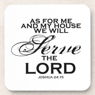 Dessous-de-verre Nous servirons le seigneur