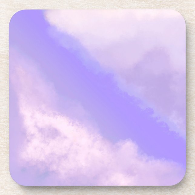 Dessous-de-verre Nuages - Violet/Lilac (Devant)