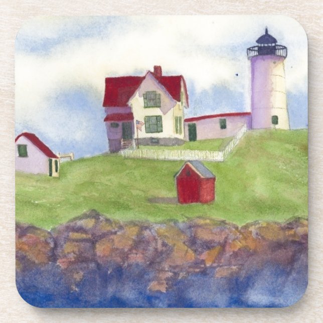 Dessous-de-verre Nubble Light House York Maine (Devant)