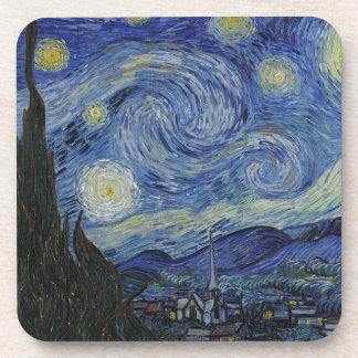 Dessous-de-verre Nuit étoilée de Van Gogh