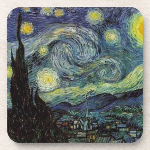 Dessous-de-verre Nuit étoilée  Rhône par Van Gogh
