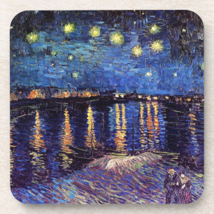 Dessous-de-verre Nuit étoilée sur le Rhône par Van Gogh