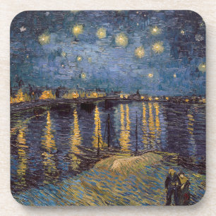 Dessous-de-verre Nuit étoilée sur le Rhône par Vincent Van Gogh