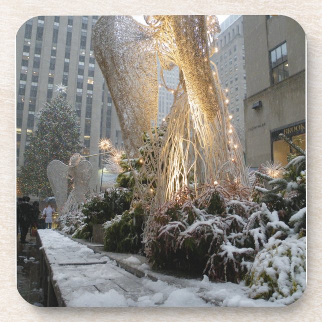 Dessous-de-verre NYC Christmas Angel (Devant)