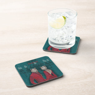 Dessous-de-verre objet_20_une femme, un homme_2 plastique dur