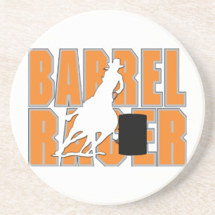 Dessous de verre occidentaux de rodéo de grange de