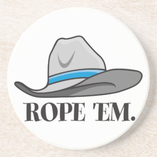 Dessous de verre occidentaux de rodéo de grange de