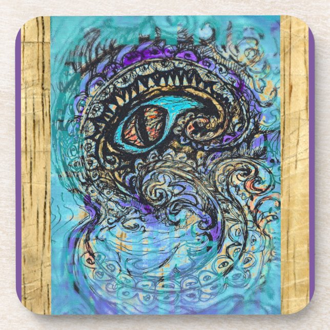 Dessous-de-verre Oeil d'un monstre de mer (Devant)