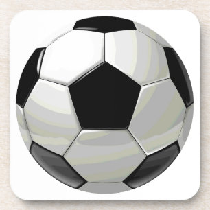 Dessous-de-verre Oeuvre de soccer unique