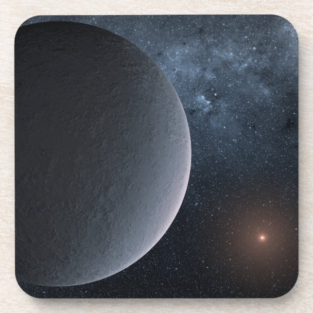 Dessous-de-verre Ogle Exoplanet-2016-Blg-1195Lb Orbits Une Petite É (Devant)