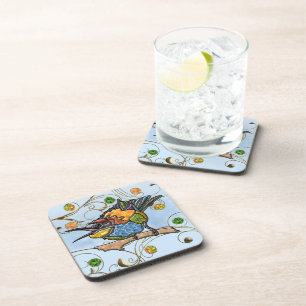 Dessous-de-verre Oiseau d'abeilles