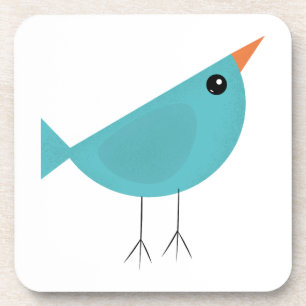 Dessous-de-verre Oiseau fantaisiste adorable, art de la nature