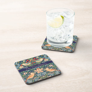 Dessous-de-verre Oiseaux & Fleurs Wm Morris Ajouter un nom