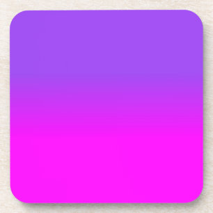 Dessous-de-verre Ombre couleur teinte couleur néon violet et rose