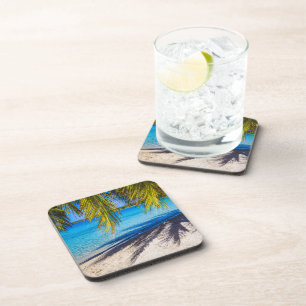 Dessous-de-verre Ombres sur la plage