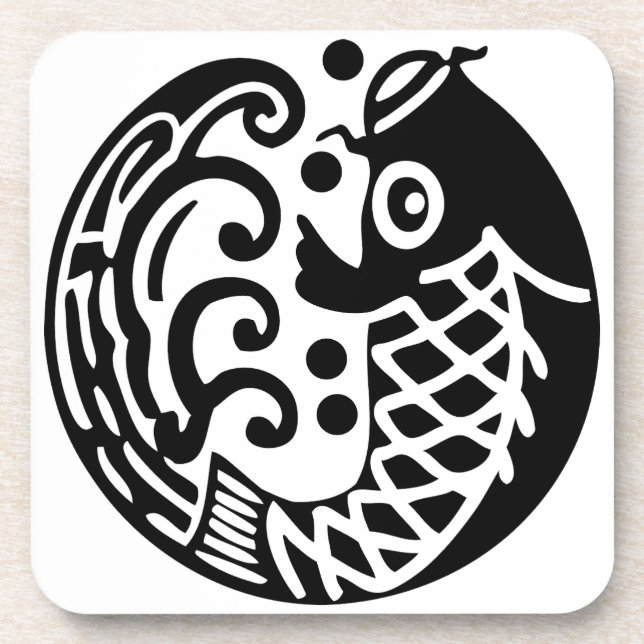 Dessous-de-verre Onde carpe (Devant)