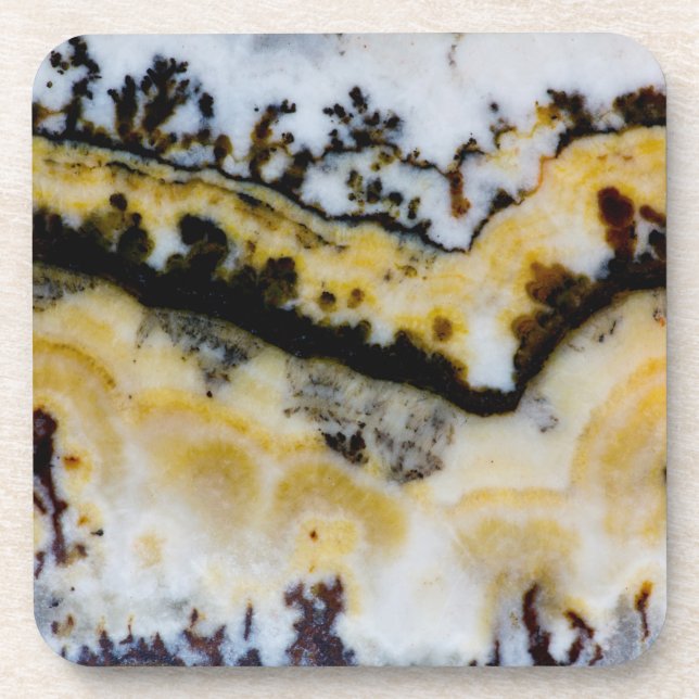 Dessous-de-verre Onyx Lace d'Argent (Devant)
