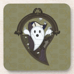 Dessous-de-verre Ooh teh Ghost Square Coaster