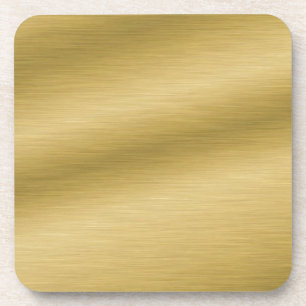 Dessous-de-verre Or brossé élégant